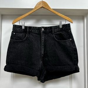 Zara Mom Fit Jean Shorts